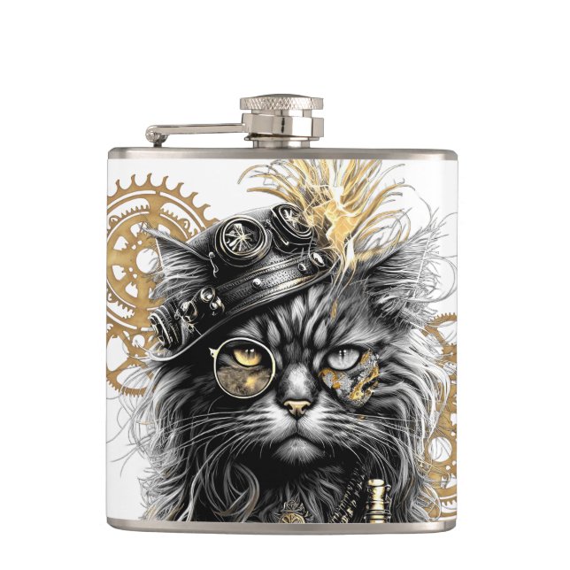 Professor Sprocket-Paws  Den funky Steampunkkatten Fickplunta (Framsidan)
