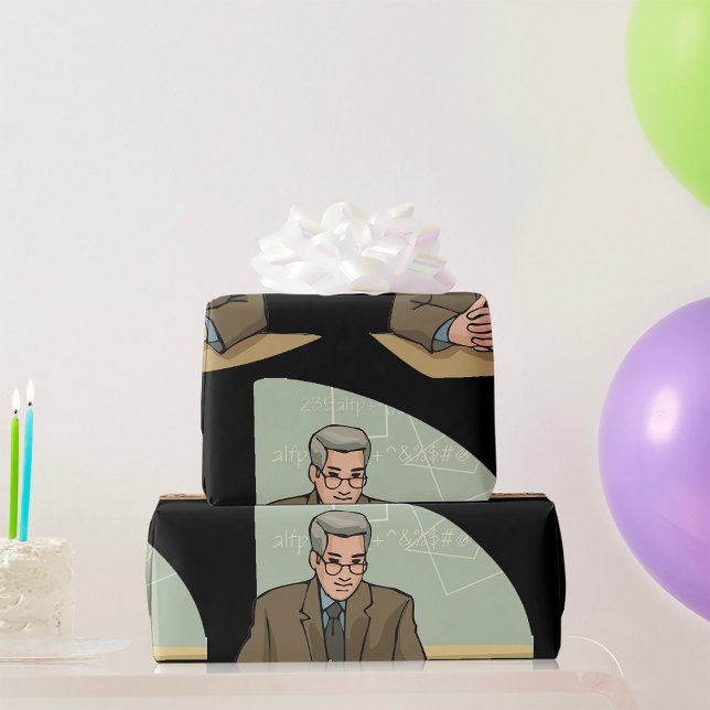Professor Vetenskapsman Manlig Lärare Presentpapper (Skapare uppladdad)