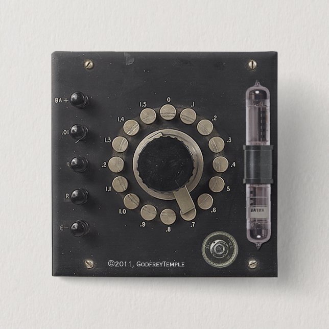 Professortempel kondensator för eter knapp (Framsida)