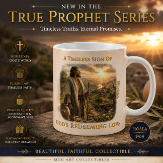 Profet Hosea Kaffe – Biblisk Skrift Konst Kaffemugg