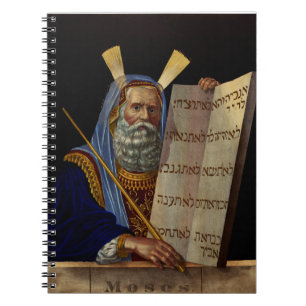 Profet Moses med lagens tavlor Anteckningsbok