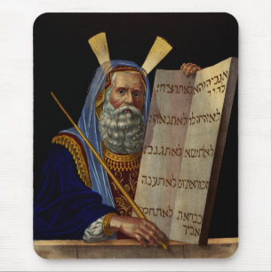 Profet Moses med lagens tavlor  Musmatta