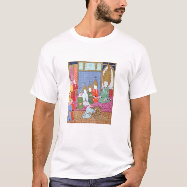 Profet Muhammad som föreläser anhängare T-shirt (Framsida)