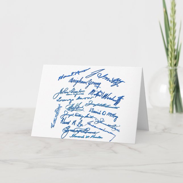 Profetautografer Kort (Framsida)