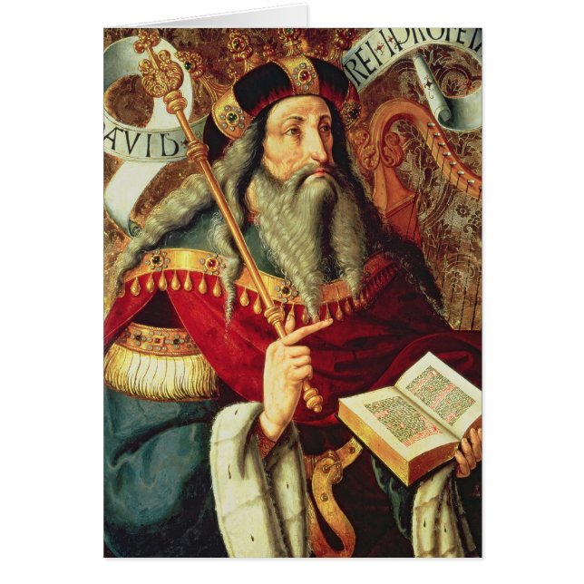 Profeten David Hälsningskort (Framsidan)