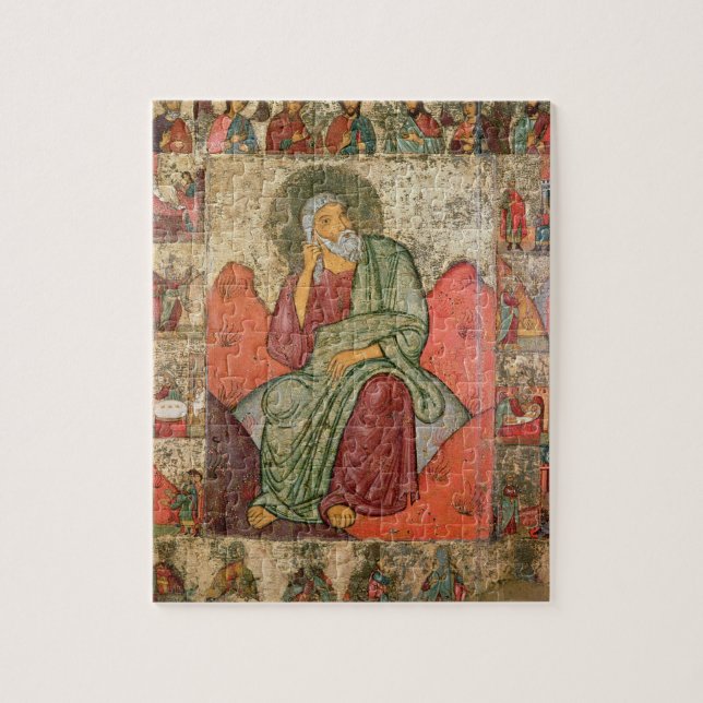 Profeten Elijah, Pskov skolar (panelen) Pussel (Vertikal)