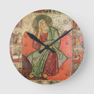Profeten Elijah, Pskov skolar (panelen) Rund Klocka
