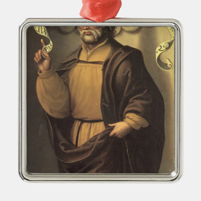 Profeten Isaiah Julgransprydnad Metall (Framsidan)