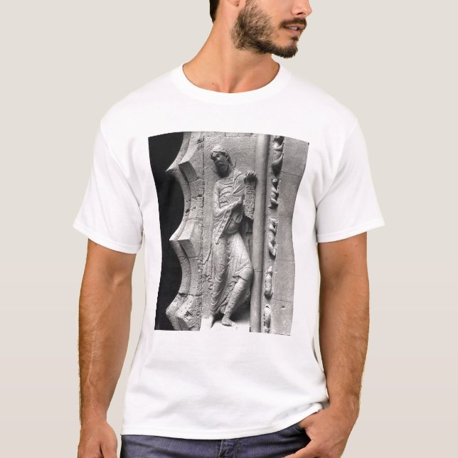 Profeten Isaiah som unrolling en phylactery T-shirt (Framsida)