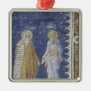 Profetfrescoen Salle de la Stor Åhörare Julgransprydnad Metall