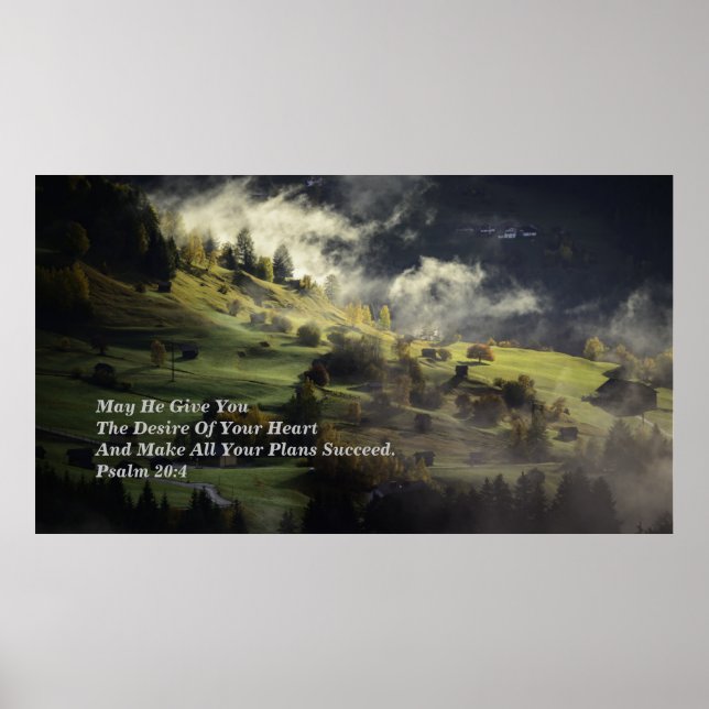 Profetisk "Blessens for Salvation" Poster (Framsidan)