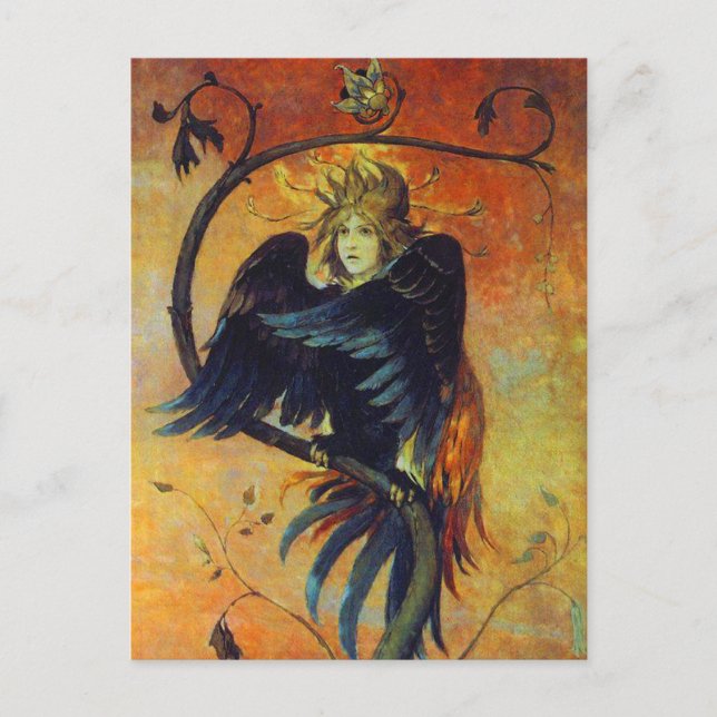 Profetiska fåglar vykort (Framsida)