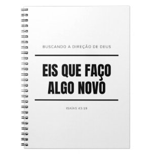 Profetizando - caderno personalizado anteckningsbok