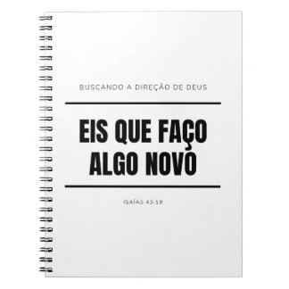 Profetizando - caderno personalizado anteckningsbok