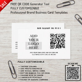 PROFFESSIONAL BRANTED LOGOTYP DESIGN QRCODE-MALL VISITKORT