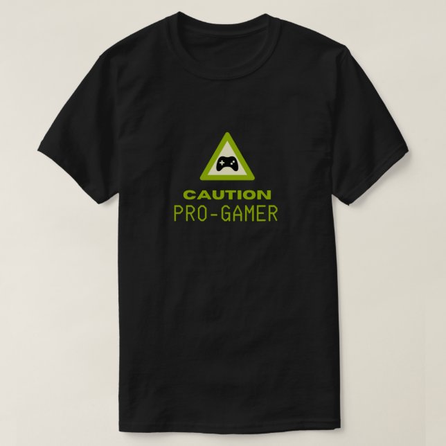Proffsdesign för gamers. t shirt (Design framsida)