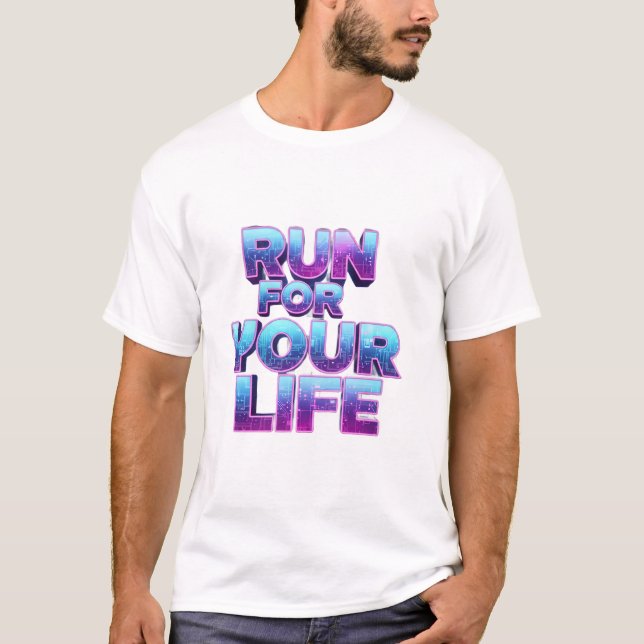Proffsig Löpningsmotivation T Shirt (Framsida)