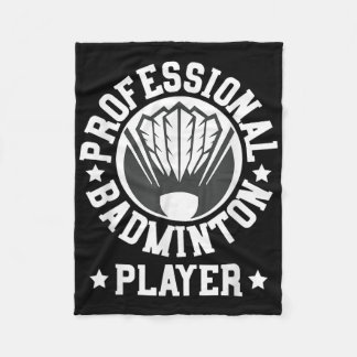 Proffsplayer i badminton Shuttle Present T-shirt  Fleecefilt