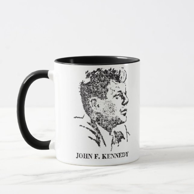 Profil 1963 från John F. Kennedy Mugg (Vänster)