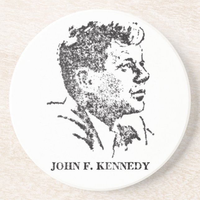Profil 1963 från John F. Kennedy Underlägg Sandsten (Framsidan)