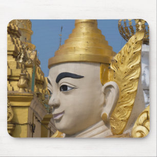 Profil av Buddhas staty Musmatta