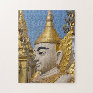 Profil av Buddhas staty Pussel