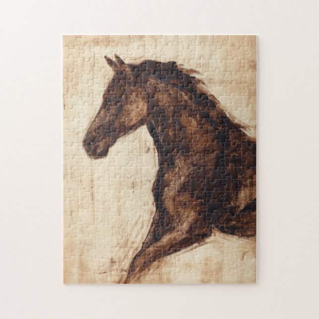 Profil för Brown Vild Horse Pussel (Vertikal)
