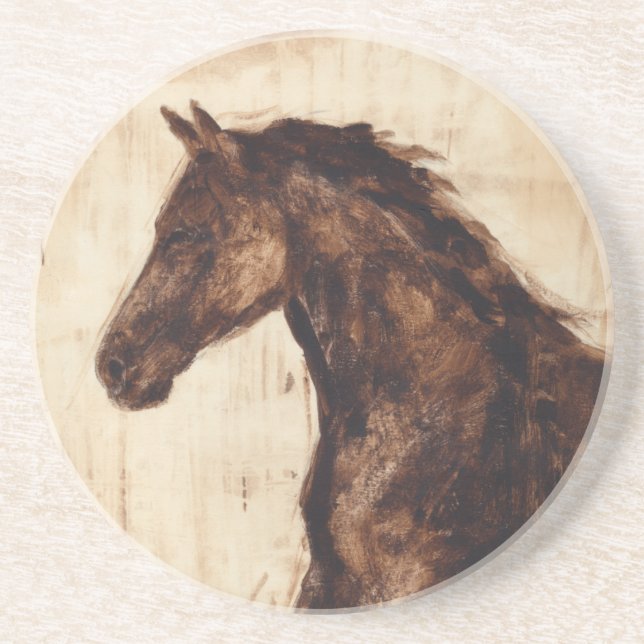 Profil för Brown Vild Horse Underlägg Sandsten (Framsidan)