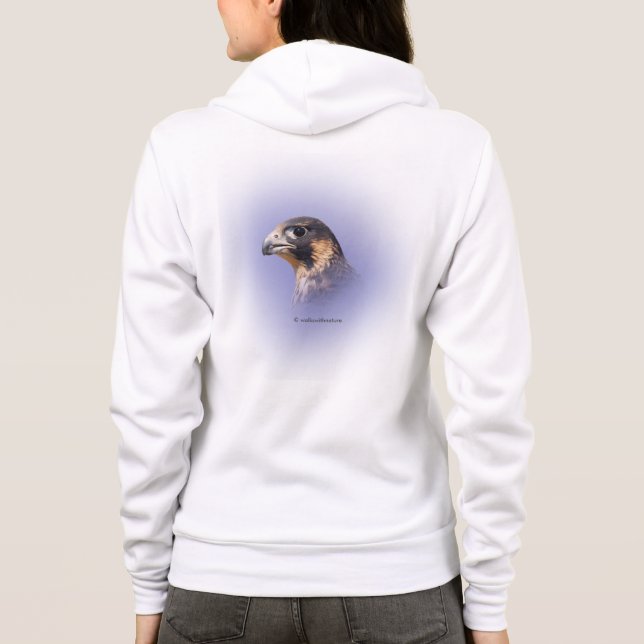 Profil för en juvenile Peregrine Falcon Tee (Baksida)