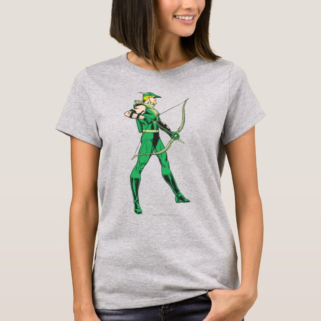 Profil för gröntens pil t-shirt (Framsida)