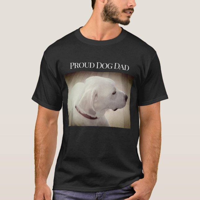 Profil för proud Hund Cute White Labrador Mix Hund T Shirt (Framsida)