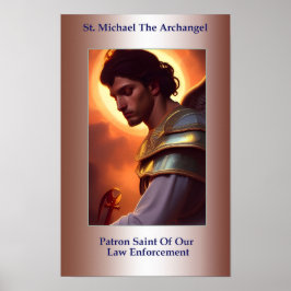 Profil för Saint Michael Archangel for Law Poster