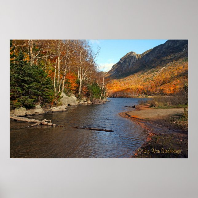 Profil Sjö, New Hampshire Print Poster (Framsidan)