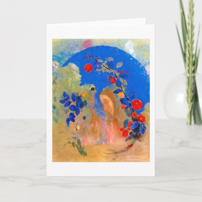 Profil under en båge, Redon Kort (Framsida)