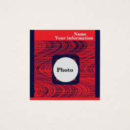 Profile Card Fyrkantigt Visitkort