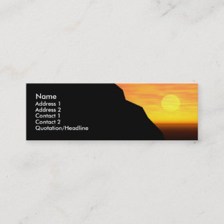 Profilecard: Solnedgång/soluppgång Mini Visitkort