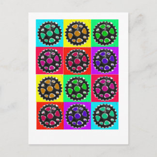Profiler POPART—Cyklist biking Gifts Vykort