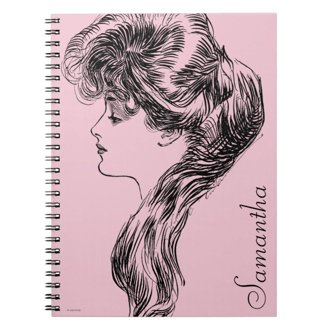 Profilera av en Gibson Flicka, 1903 Anteckningsbok (Framsidan)