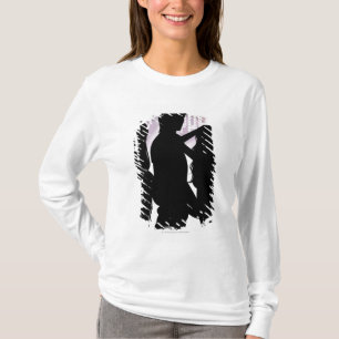 Profilera av en mandans med kvinnor i en nattklubb t shirt