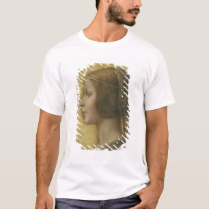 Profilera av en ung fästmö tee shirt