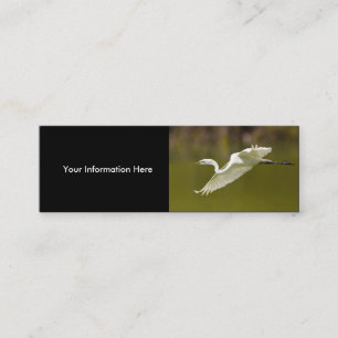 profilera eller visitkorten, egret mini visitkort