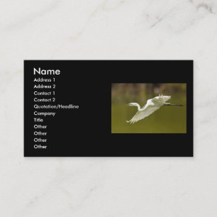 profilera eller visitkorten, egret visitkort