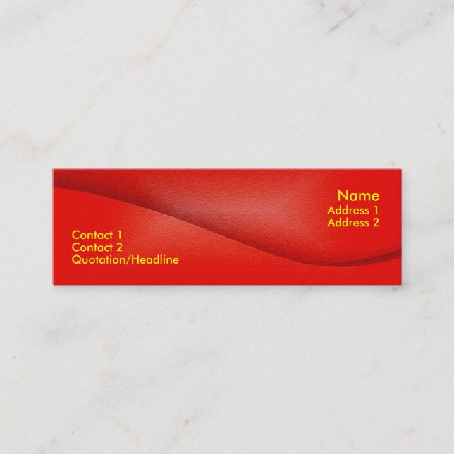 Profilera kortet mini visitkort (Framsida)