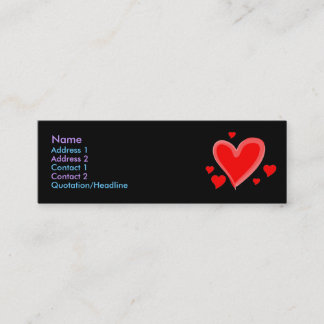 Profilera kortet mini visitkort