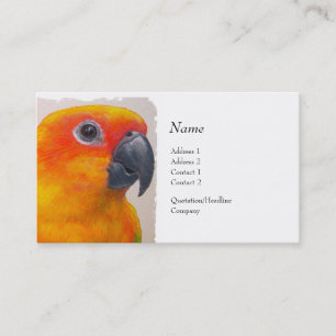 Profilera kortet - solen Conure Visitkort