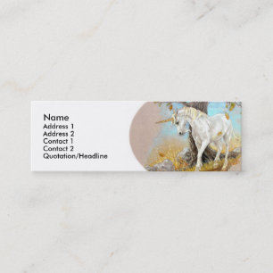 Profilera kortmallen - Unicorn Mini Visitkort