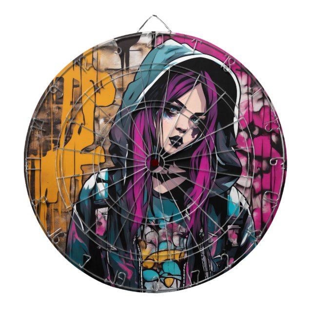 ProfileradInkDart-kort Darttavla (Framsidan)