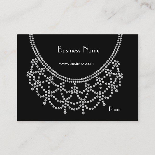 Profilkort Business Ornate Jewels (010) Visitkort (Framsida)