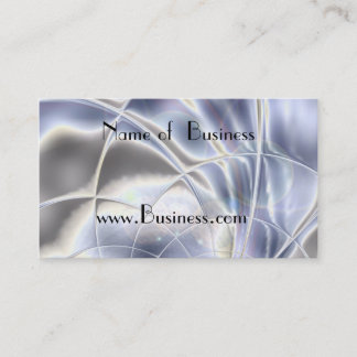 Profilkort - Business Silver Foil Pearl Visitkort