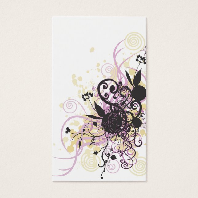 Profilkort för abstrakt design visitkort (Framsidan)